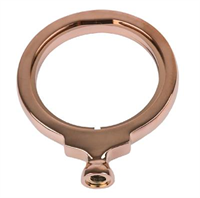 Medallion -PVD copper, round, 74mm